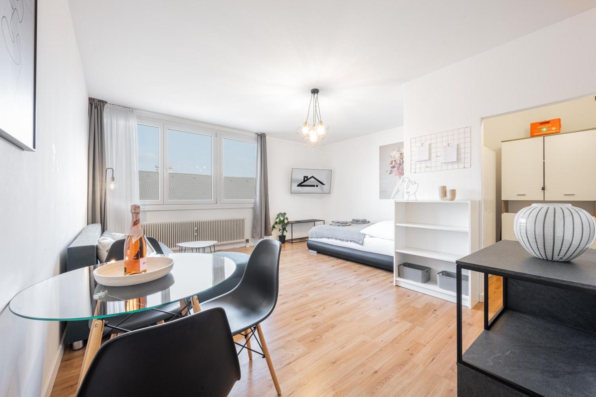 Modernes Apartment Wels City Center Exterior foto