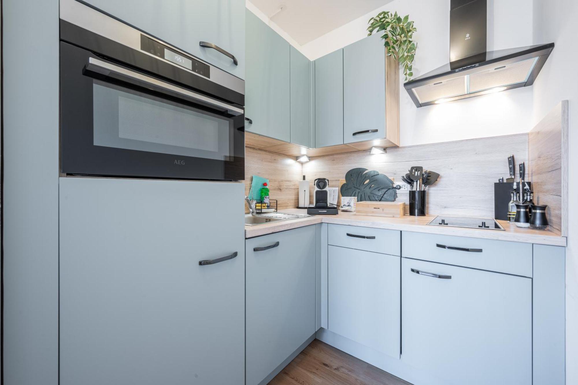 Modernes Apartment Wels City Center Exterior foto